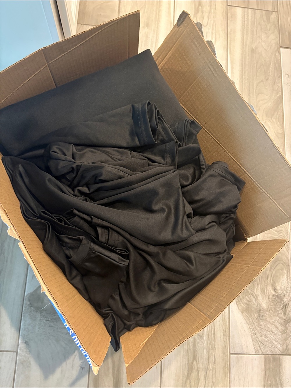 Box of shirts